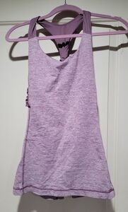 Like New Size 8 Purple Lululemon twisted racerback tank